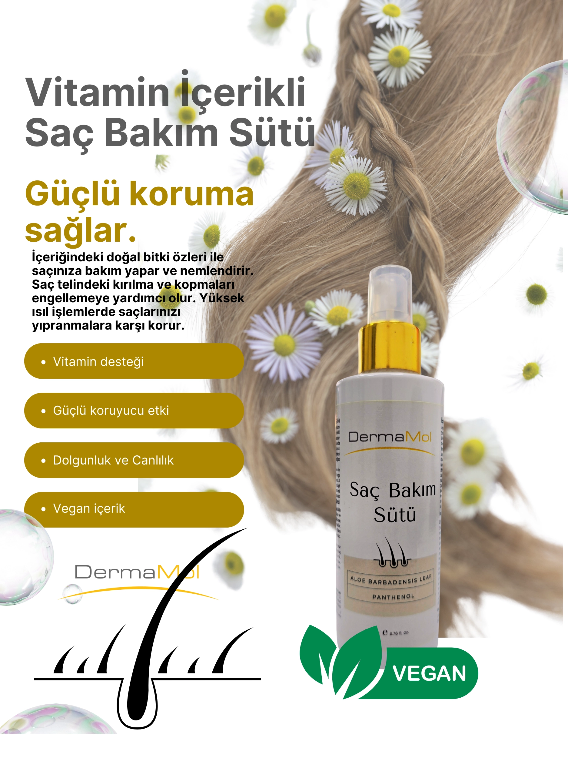 Dermamol Saç Bakım Sütü